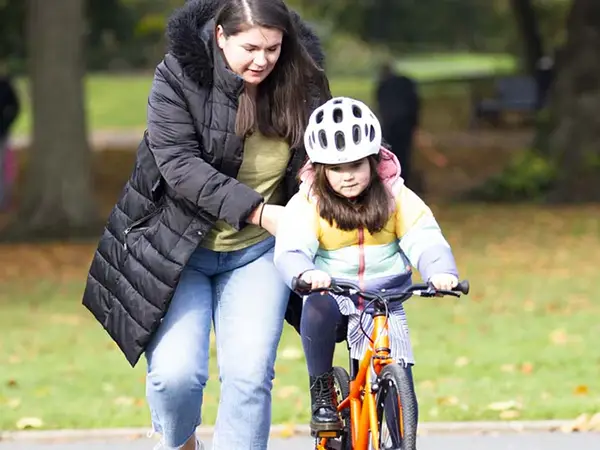 Teach your child to ride