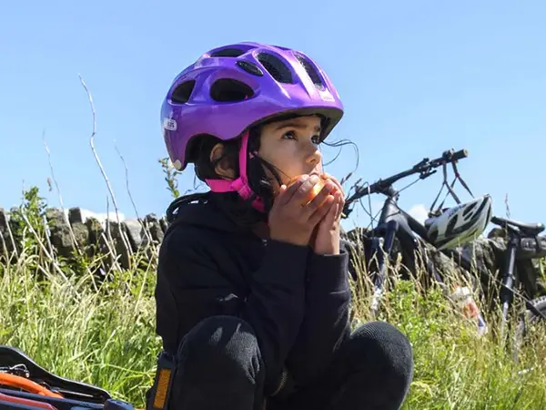 Fitting a child’s helmet